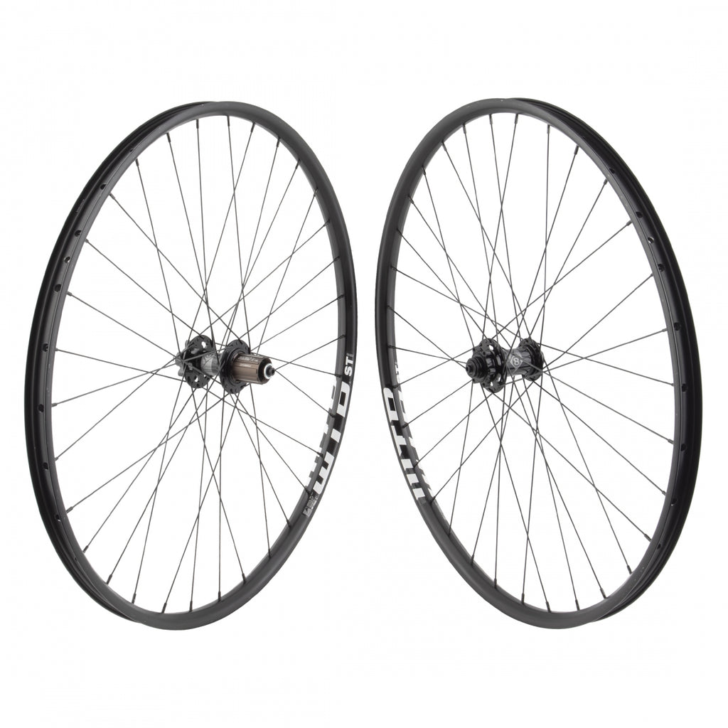 PAIR 29 622x25 WTB ST TCS i25 BLACK DISC32 ORIGIN 8 MT1110 ELITE 8-11sCAS 6B QR BLACK 135mm SAPIM RACE 2.0/1.8 BLACK (NO SKEWER)