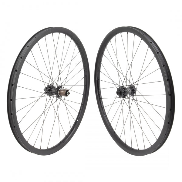 PAIR 27.5 584x24 ORIGIN 8 BOLT CARBON 26mmTBLS DISC BLACK 32 ORIGIN 8 MT1110 ELITE 8-11sCAS 6B QR SP SEAL BLACK 135mm SAPIM RACE 2.0/1.8 BLACK (NO SKEWER)