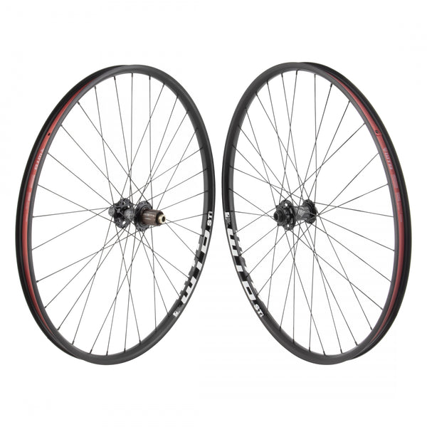 PAIR 29 622x27 WTB ST TCS 2.0 i27 BLACK DISC BLACK 32 ORIGIN 8 MT1110 ELITE 8-11sCAS 6B 15mm 12mm SEAL BLACK 142mm DT COMP 2.0/1.8 BLACK
