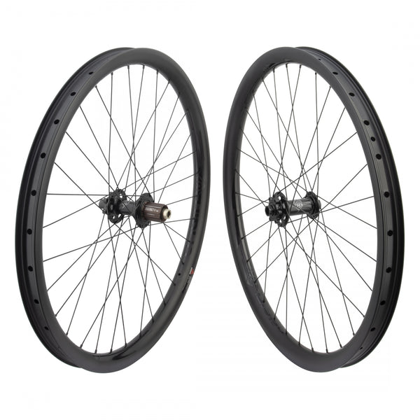 PAIR 27.5 584x32 ORIGIN 8 BOLT CARBON 31mmTBLS DISC BLACK 32 ORIGIN 8 MT1110 ELITE 8-11sCAS 6B 15mm 12mm SEAL BLACK 110mm 148mm SAPIM RACE 2.0/1.8 BLACK