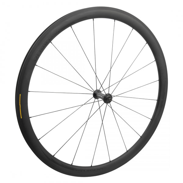 FRONT 700 622x17.5 ORIGIN 8 BOLT CARBON 38mmTBLS CALIPER BLACK 20 ORIGIN 8 RD1110 ELITE QR SP SEAL BLACK 100mm DT COMP 2.0/1.8 BLACK (NO SKEWER)