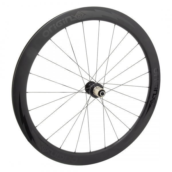 REAR 700 622x21 ORIGIN 8 BOLT CARBON 50mm TBLS DISC BLACK 24 ORIGIN 8 RD1110 ELITE 8-11sCAS CL QR SEAL BLACK 135mm SAPIM RACE 2.0/1.8 BLACK (NO SKEWER)
