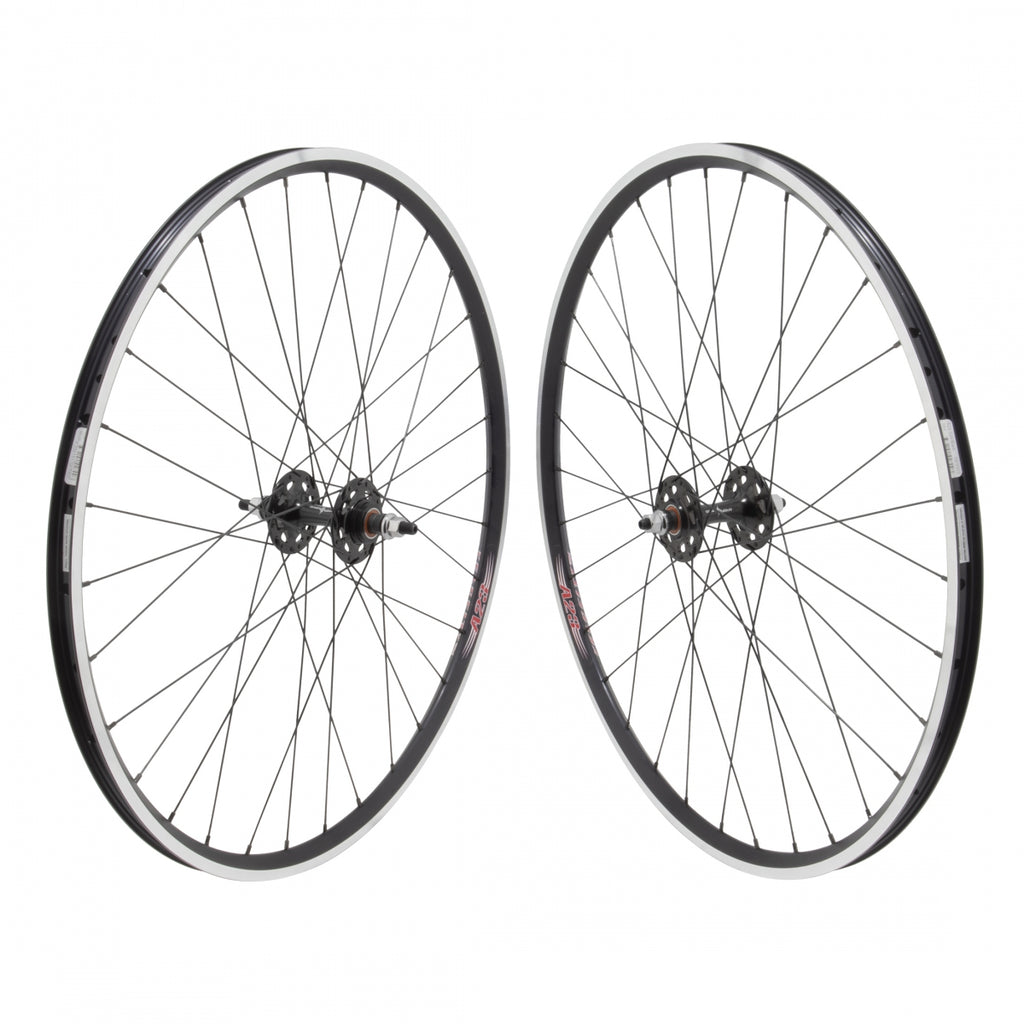 PAIR 650B 584x18 VELO A23 BLACK MSW 32 ORIGIN 8 SS1101 FX/FW SEAL BLACK 120mm SAPIM RACE 2.0/1.8 BLACK