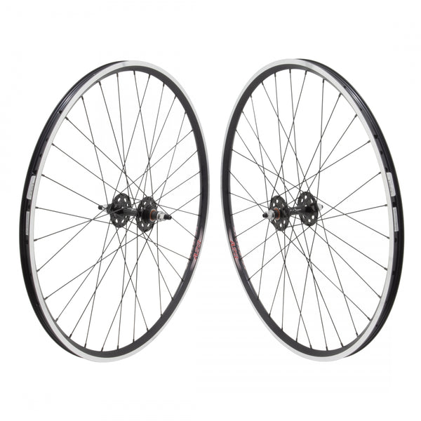 PAIR 650B 584x18 VELO A23 BLACK MSW 32 ORIGIN 8 SS1101 FX/FW SEAL BLACK 120mm SAPIM RACE 2.0/1.8 BLACK