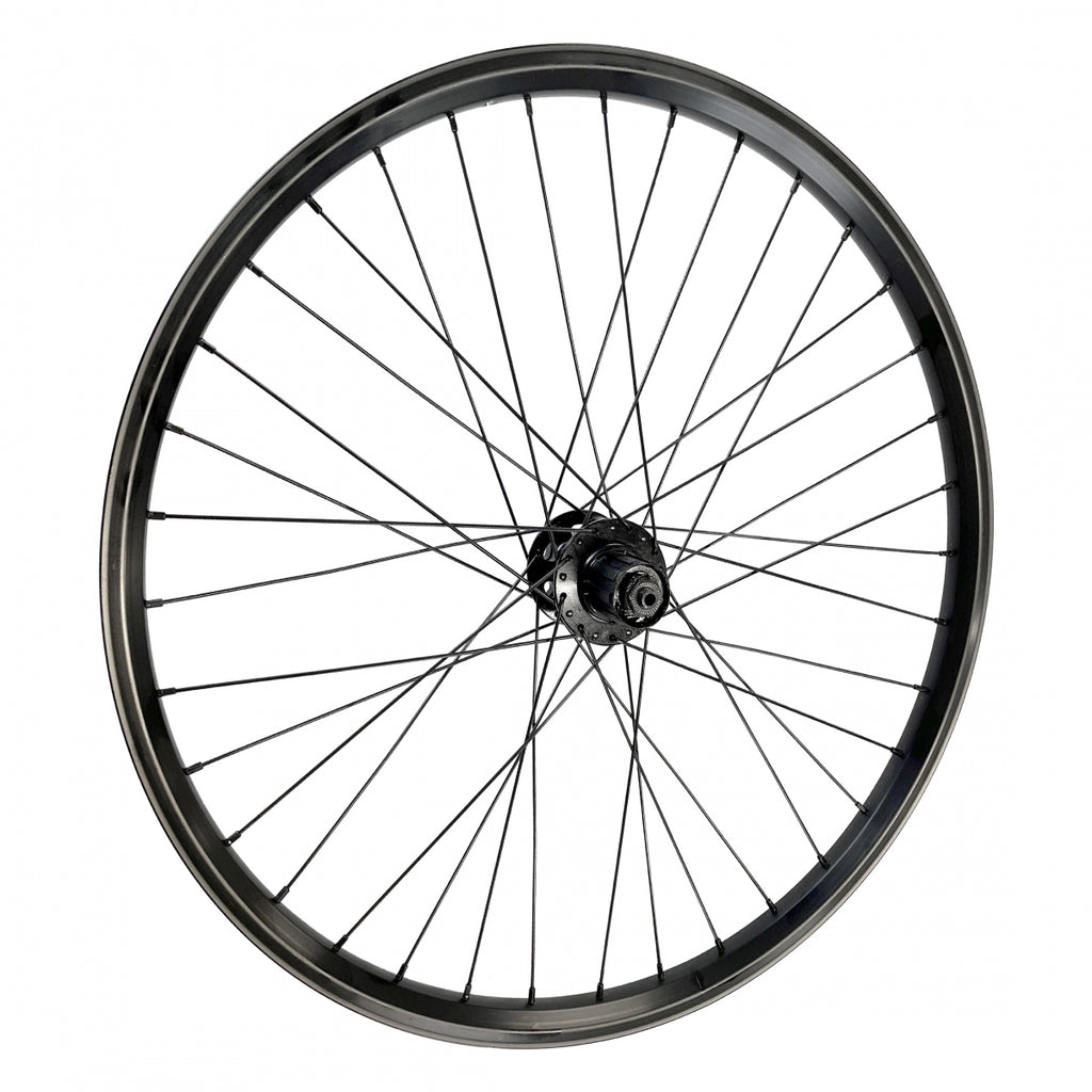 REAR 24x1.5 507x21 WEI XM280 BLACK DISC 36 WHEEL MASTER MT2000 8-10sCAS 6B QR BLACK 135mm SAPIM LEADER 2.0 BLACK NO DECAL