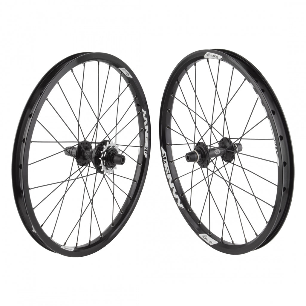 PAIR 20x1.75 406x21 SUN ENVY WELD BLACK 28 BLACK-OPS MX3200 1sp CASS 16T SEAL BLACK 110mm DTI2.0BK