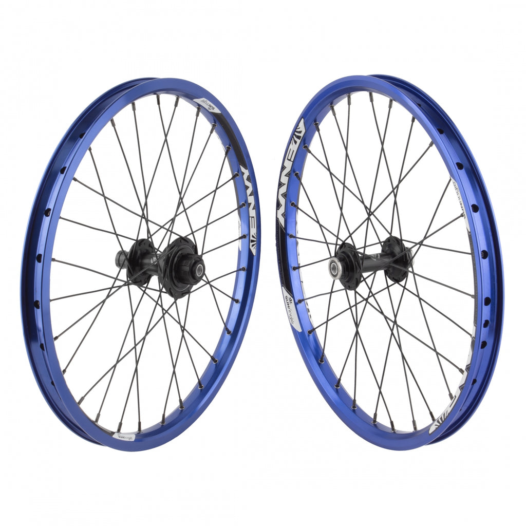 PAIR 20x1.75 406x21 SUN ENVY WELD BLUE 28 BLACK-OPS MX3200 1sp CASS 16T SEAL BLACK 110mm DTI2.0BK