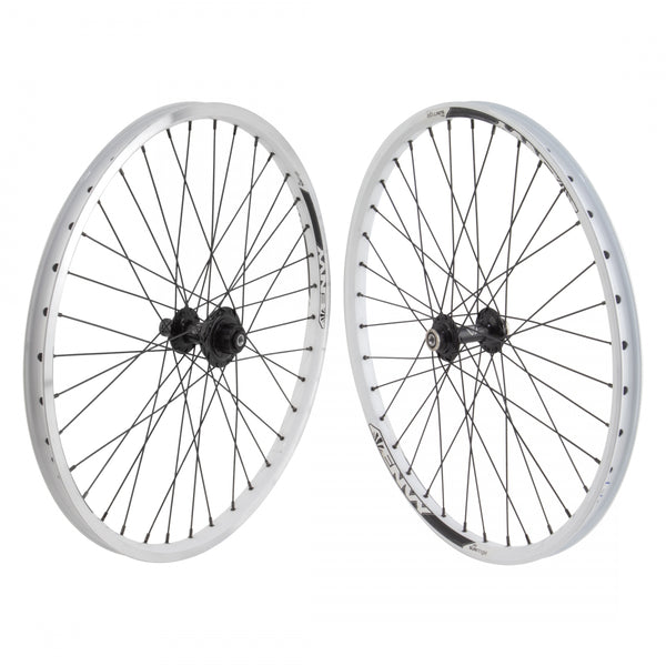 PAIR 24x1.75 507x21 SUN ENVY WELD WHITE 36 BLACK-OPS MX3200 1sp CASS 17t SEAL BLACK 110mm DTI2.0BK