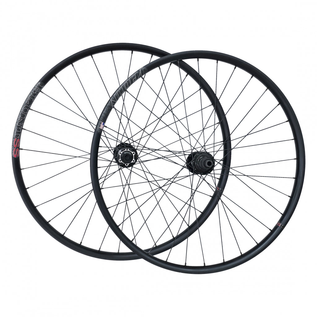 PAIR 29 622x29 VELO BLUNT-SS TBLS BLACK DISC 32 ORIGIN 8 MT3200 11sXD 6B 15mm 12mm SEAL BLACK 110mm 148mm DTI2.0BK