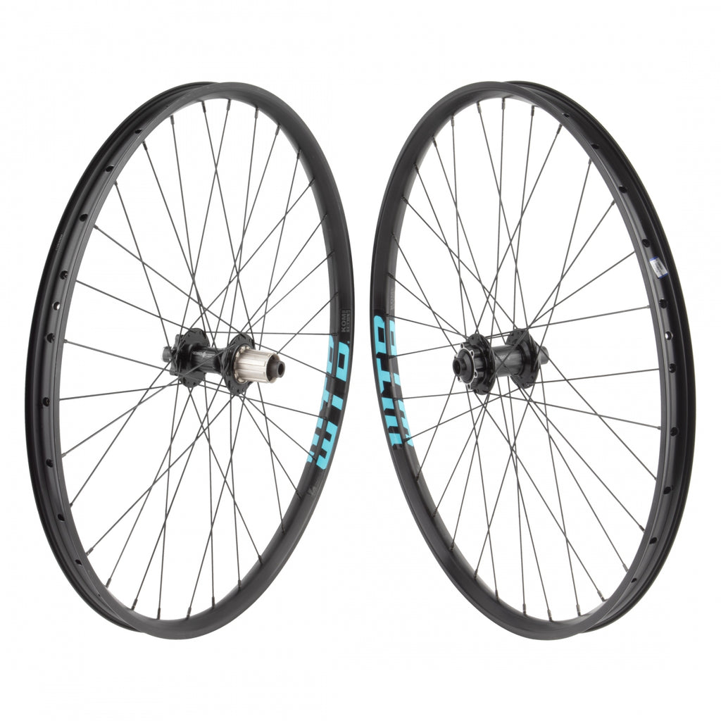 PAIR 27.5 584x29 WTB KOM TRAIL TCS 2.0i29 BLACK DISC 32 ORIGIN 8 MT3200 8-10sCAS 6B 15mm 12mm SEAL BLACK 110mm 148mm SS2.0BK PV