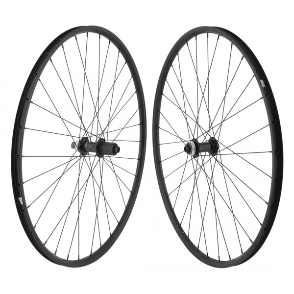 PAIR 700 622x19 WTB ASYM TCS i19 BLACK DISC 32 SHIMANO RS470 8-11sCAS CL 15mm 12mm BLACK 142mm SS2.0BK PV NO DECAL