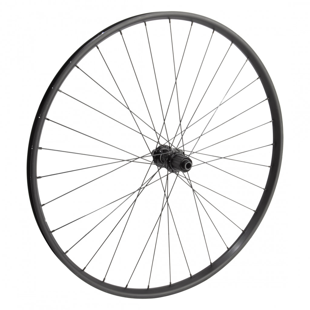 REAR 700 622x23 WTB ASYM TCS i23 BLACK DISC 32 SHIMANO RS470 8-11sCAS CL 12mm BLACK 142mm SS2.0BK PV NO RIM DECAL