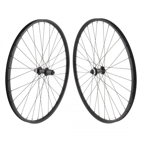 PAIR 700 622x23 WTB ASYM TCS i23 BLACK DISC 32 SHIMANO RS470 8-11sCAS CL 12mm BLACK 142mm SS2.0BK PV NO RIM DECAL