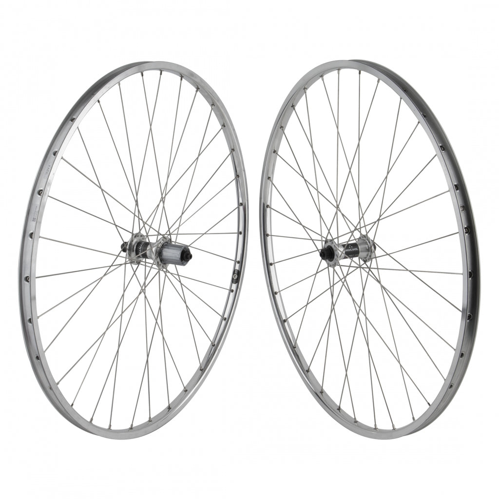 PAIR 700 622x18 H+SON TB14 POL MSW 32 MICHE PRIMATO SYNTESI 8-11sCAS QR SEAL SILVER 130mm SAPIM RACE 2.0/1.8 SILVER