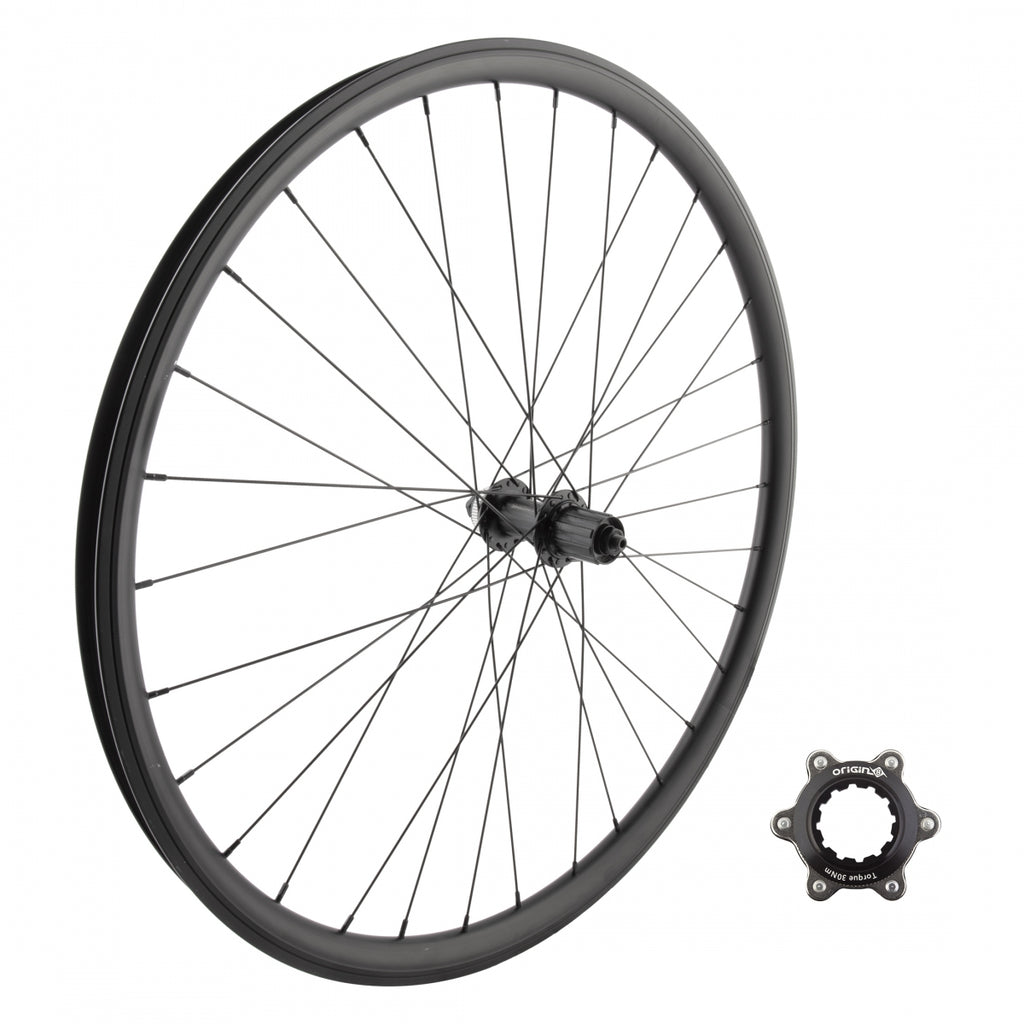 REAR 700 622x25 WHEEL MASTER J25SG BLACK MSW 32 SHIMANO TX505 8-10sCAS CL w/6B ADAPTOR QR BLACK 135mm 14gBK