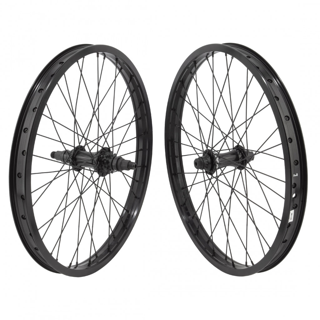 PAIR 20x1.75 406x27 AN BLACK SHEEP 6069 BLACK NMSW 36 TSC DIFINITIVE 9T LHD 3/8-FT 14mm-RR BLACK 110mm SS2.0BK