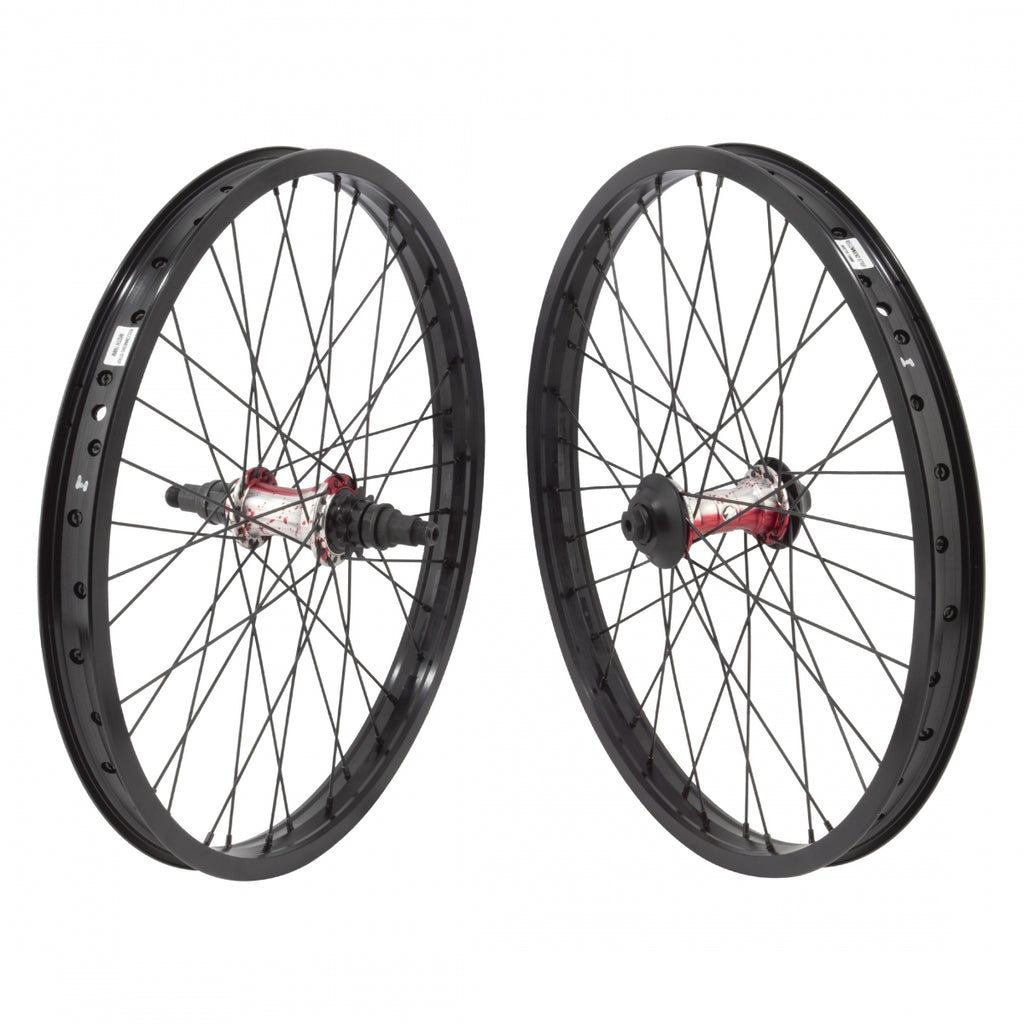 PAIR 20x1.75 406x27 AN BLACK SHEEP 6069 BLACK NMSW 36 TSC SYMBOL 3/8 DIFINITIVE 9T LHD 14mm CR-RD 110mm SS2.0BK W/FT GUARDS