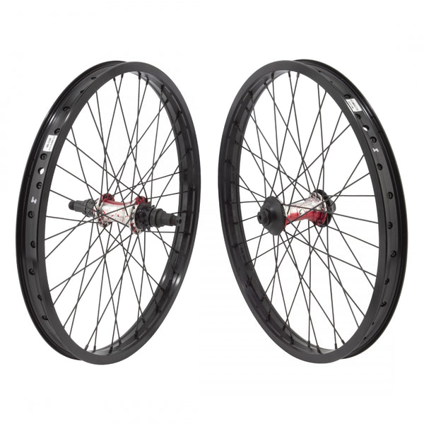 PAIR 20x1.75 406x27 AN BLACK SHEEP 6069 BLACK NMSW 36 TSC SYMBOL 3/8 DIFINITIVE 9T LHD 14mm CR-RD 110mm SS2.0BK W/FT GUARDS
