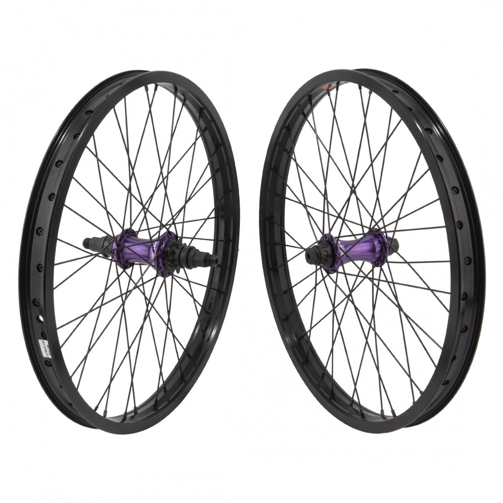 PAIR 20x1.75 406x27 AN BLACK SHEEP 6069 BLACK NMSW 36 TSC SYMBOL 3/8 DIFINITIVE 9T LHD 14mm SK-PU 110mm SS2.0BK W/FRONT GUARDS