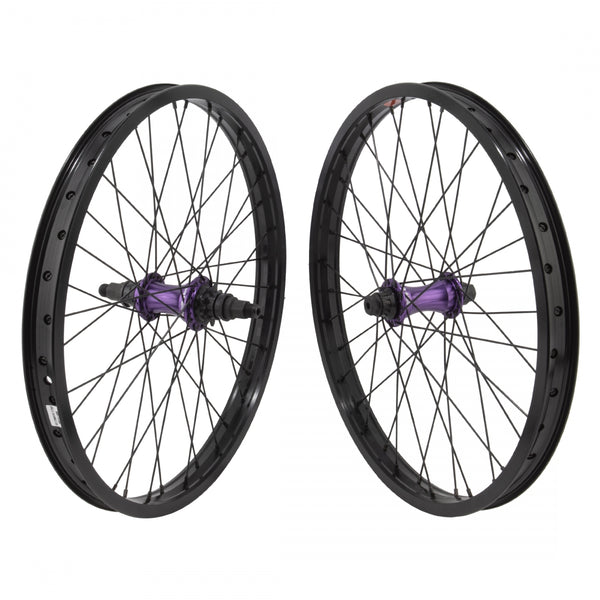 PAIR 20x1.75 406x27 AN BLACK SHEEP 6069 BLACK NMSW 36 TSC SYMBOL 3/8 DIFINITIVE 9T LHD 14mm SK-PU 110mm SS2.0BK W/FRONT GUARDS