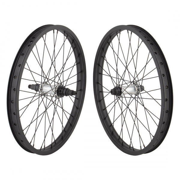 PAIR 20x1.75 406x27 AN BLACK SHEEP BLACK NMSW 36 TSC DIFINITIVE 9T LHD 3/8-FT 14mm-RR POL 110mm SS2.0BK