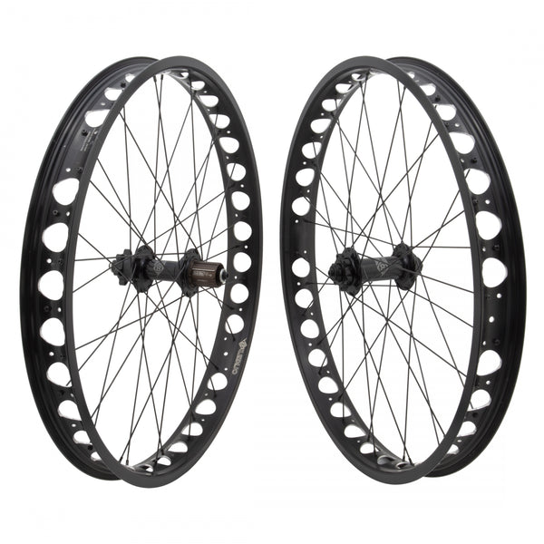 PAIR 26x4.0 559x54 ORIGIN 8 AT-PRO60-UL BLACK NMSW 32 ORIGIN 8 FB1110 ELITE 8-11sCASS 6B QR SEAL BLACK 135mm 170mm SS 2.0 BLACK NO SKEWERS