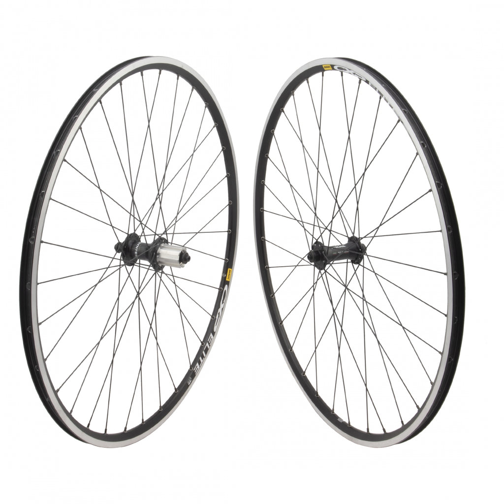PAIR 700 622x15 MAV CXP ELITE BLACK MSW 32 MICHE PRIMATO SYNTESI CAMPY QR SEAL BLACK 130mm SAPIM RACE 2.0/1.8 BLACK