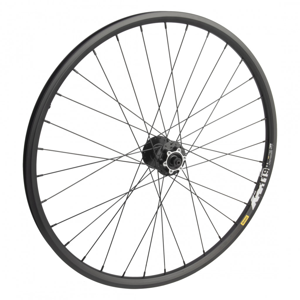 FRONT 26x1.5 559x19 MAV XM119 DISC BLACK 32 SHIMANO QB400 6B QR BLACK 100mm 14gBK