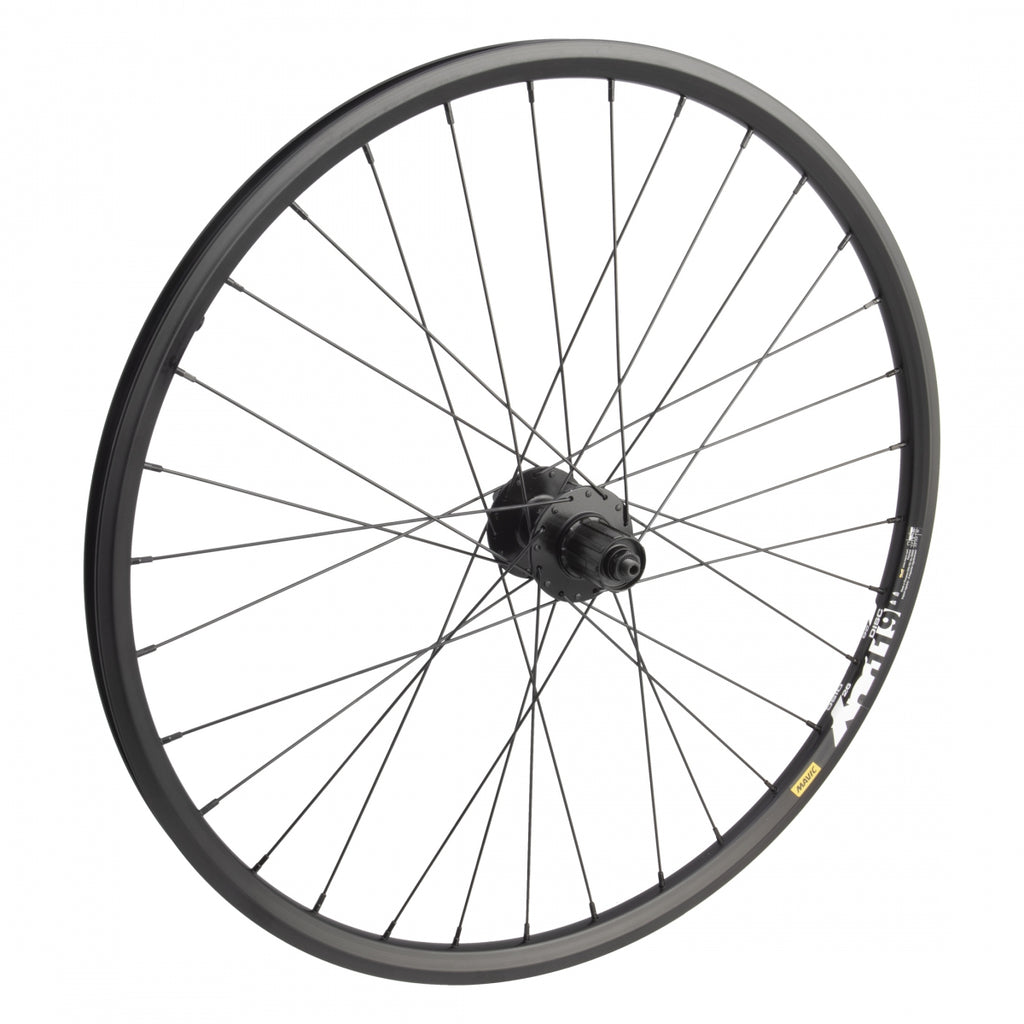 REAR 26x1.5 559x19 MAV XM119 DISC BLACK 32 SHIMANO QB400 8-10sCAS 6B QR BLACK 135mm 14gBK