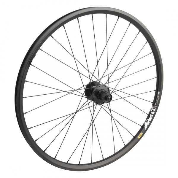 REAR 26x1.5 559x19 MAV XM119 DISC BLACK 32 SHIMANO QB400 8-10sCAS 6B QR BLACK 135mm 14gBK