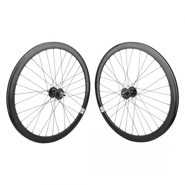 PAIR 700 622x15 ORIGIN 8 42mm BLACK NMSW 32 ORIGIN 8 FX/FX LOOSE BLACK 120mm DTI2.0BK
