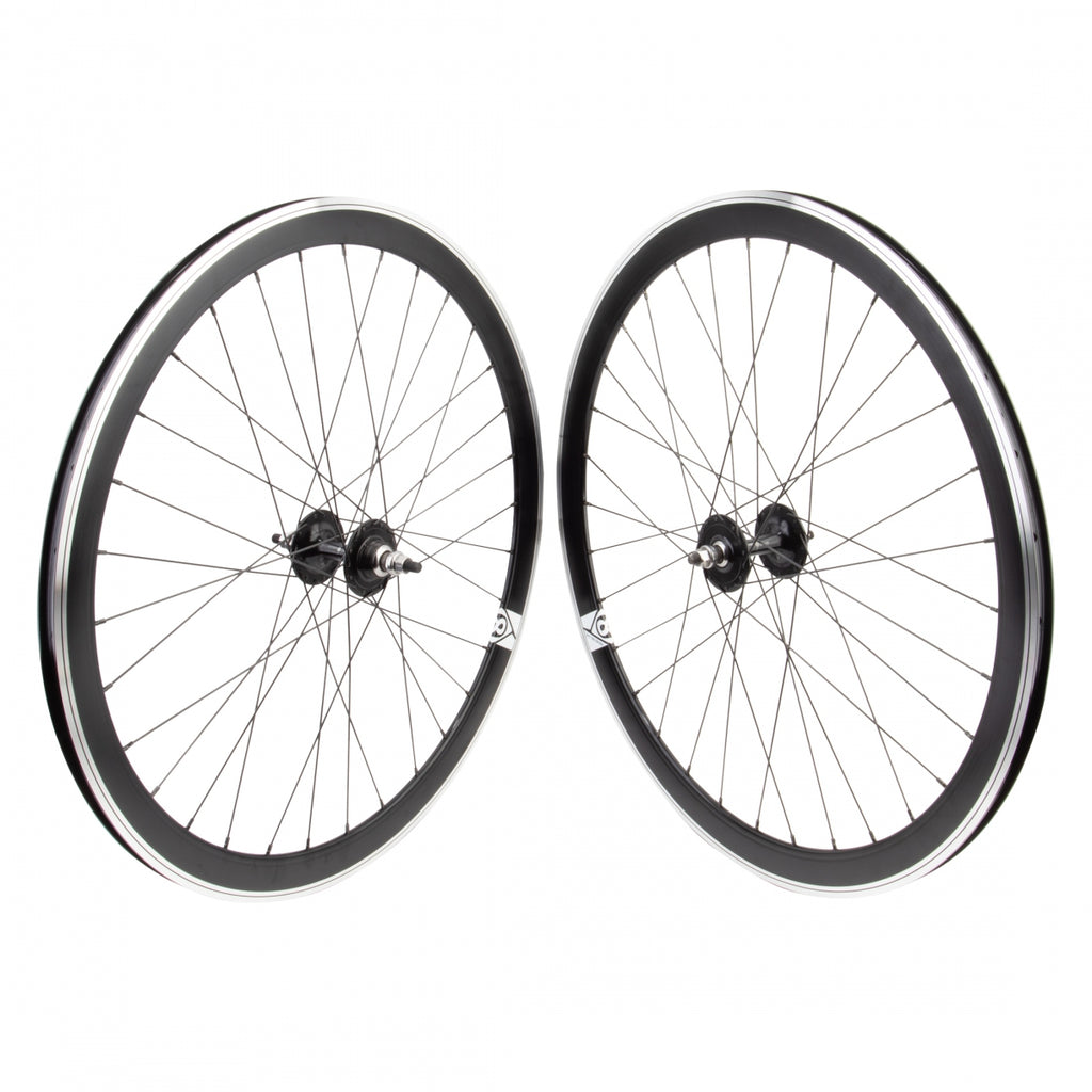 PAIR 700 622x15 ORIGIN 8 42mm BLACK MSW 32 ORIGIN 8 FX/FW LOOSE BLACK 120mm DTI2.0BK