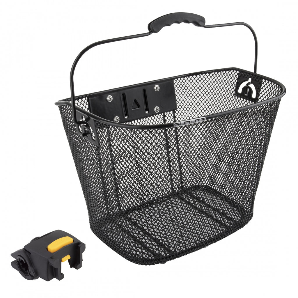 SUNLITE FRONT MESH QR BLACK w/25.4-31.8 BRACKET