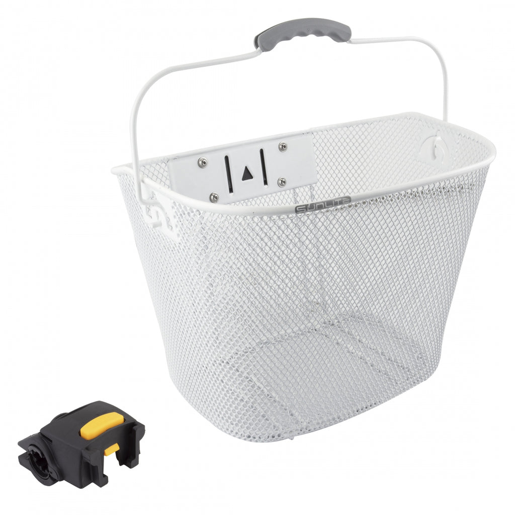 SUNLITE FRONT MESH QR WHITE W/25.4-31.8 BRACKET