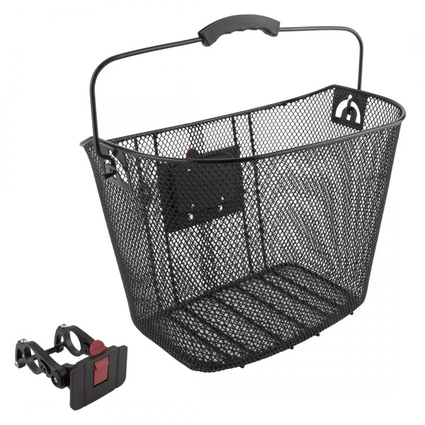 SUNLITE FRONT MESH Q/R BLACK 22.2/31.8 w/DLX ALLOY BRACKET