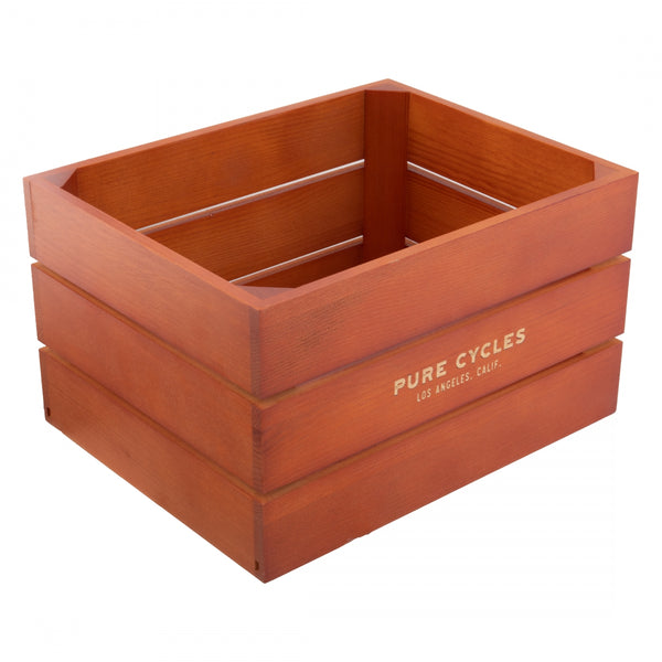 PURE REAR WOOD RACTOP CITY CRATE 12.5x9.75x7.25 RICH CEDAR