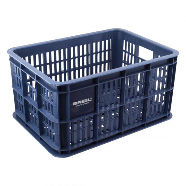 BASIL REAR RACTOP CRATE S 25L BLUE