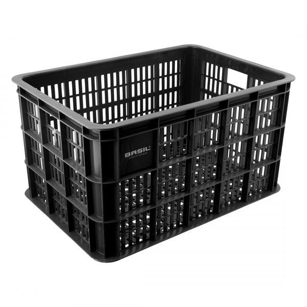 BASIL REAR RACTOP CRATE L 40L BLACK