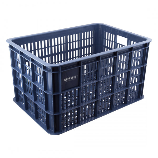 BASIL REAR RACTOP CRATE L 50L BLUE