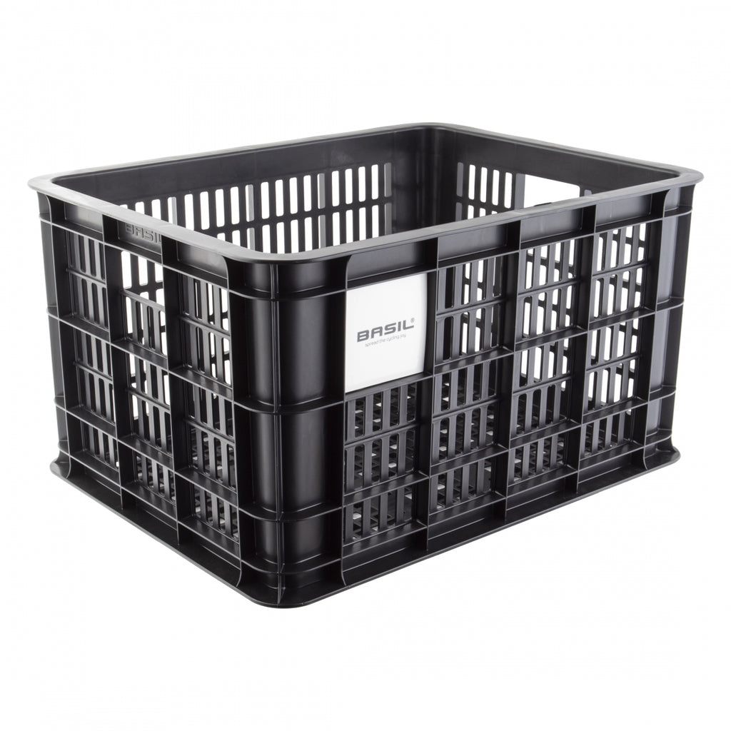 BASIL REAR RACTOP CRATE M 29.5L BK(I) RECYCLED MATERIAL