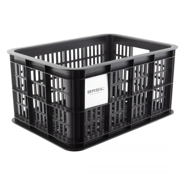 BASIL REAR RACTOP CRATE S 17.5L BK(I) RECYCLED MATERIAL