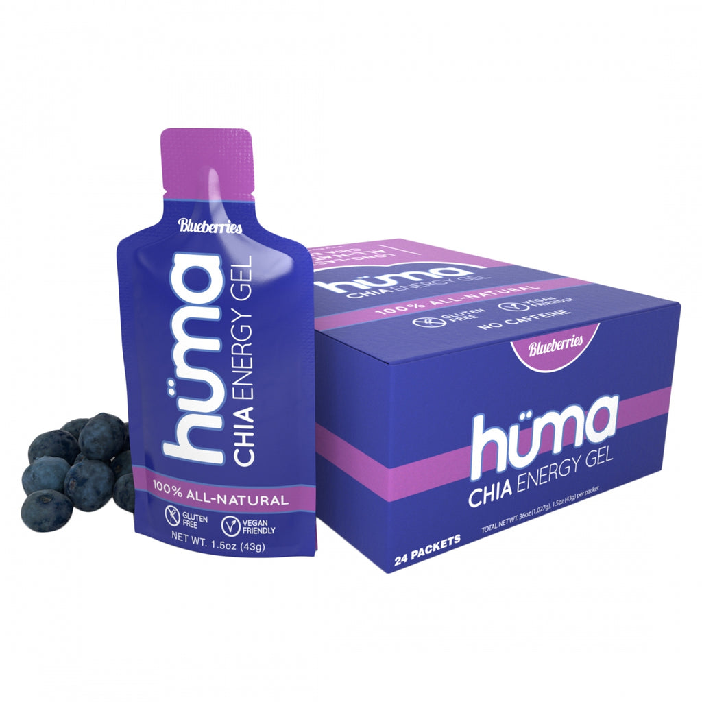 HUMA CHIA ENERGY GEL BLUEBERRY BXof24