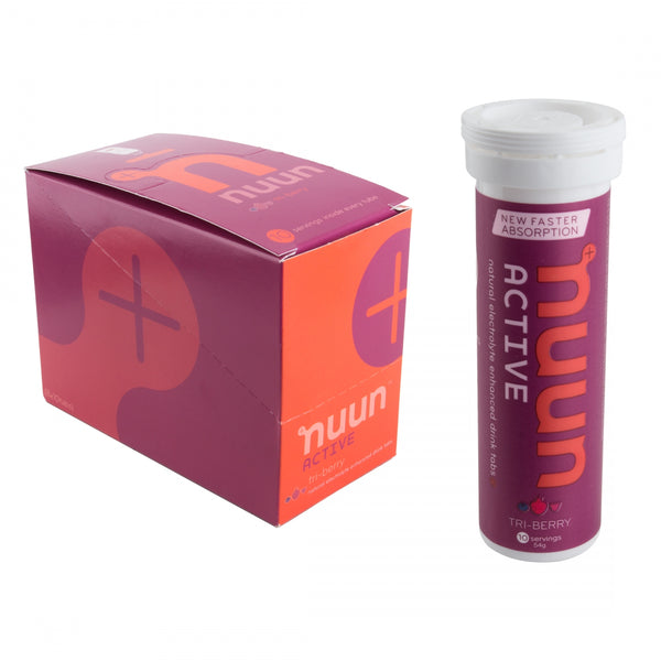 NUUN ELECTROLYTE ACTIVE TRI-BERRY BXof8