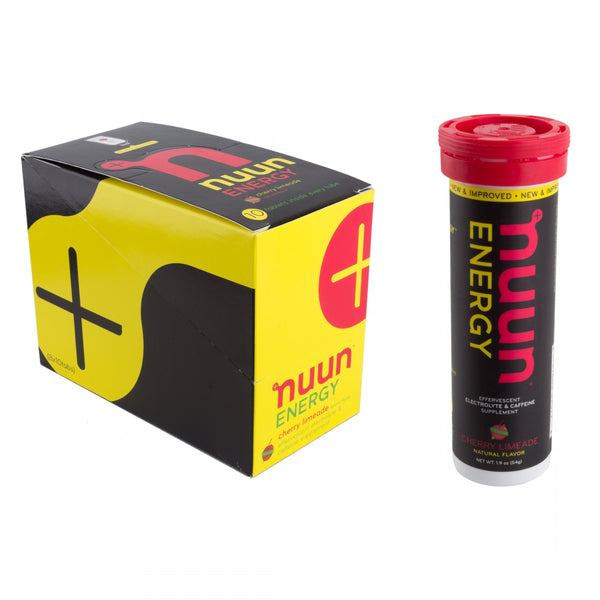 NUUN ELECTROLYTE ENERGY CHERRY LIMEAID BXof8