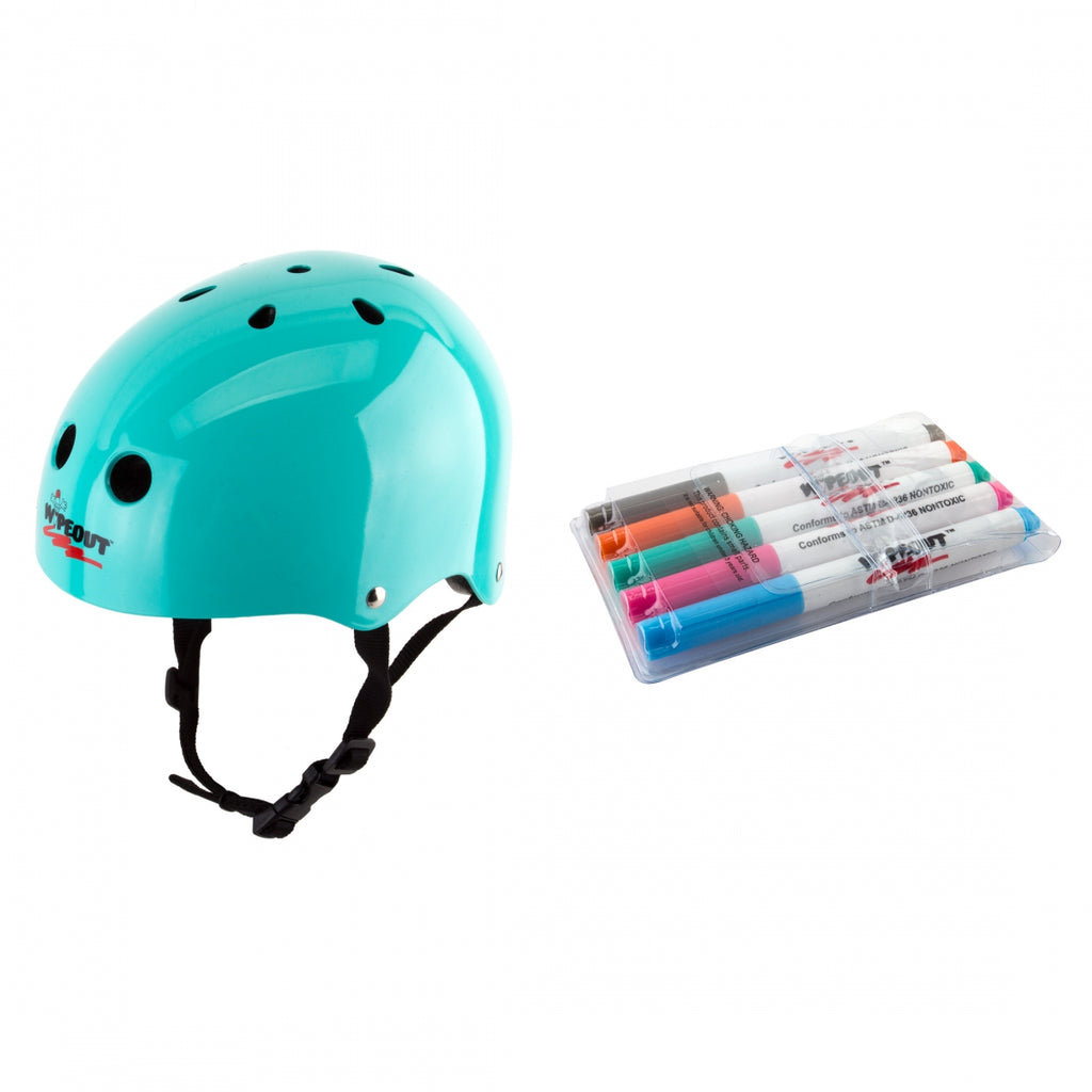 TRIPLE8 WIPEOUT SKATE/BIKE YOUTH-MD TEAL BLUE