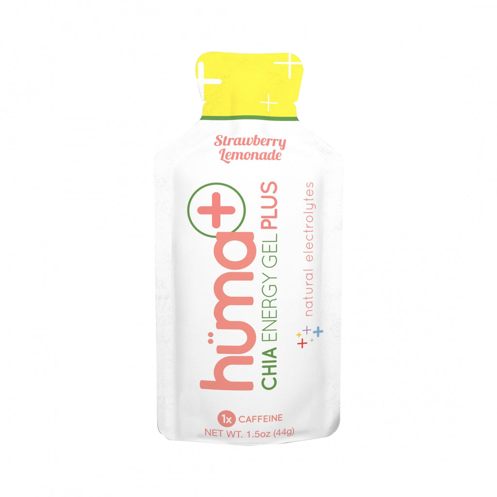 HUMA CHIA ENERGY GEL PLUS STRAWBERRY/LEMONADE BXof24