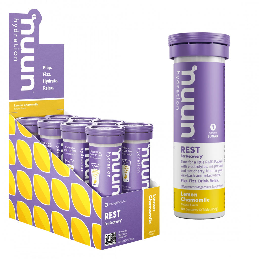 NUUN REST RECOVERY LEMON CHAMOMILE BX OF 8