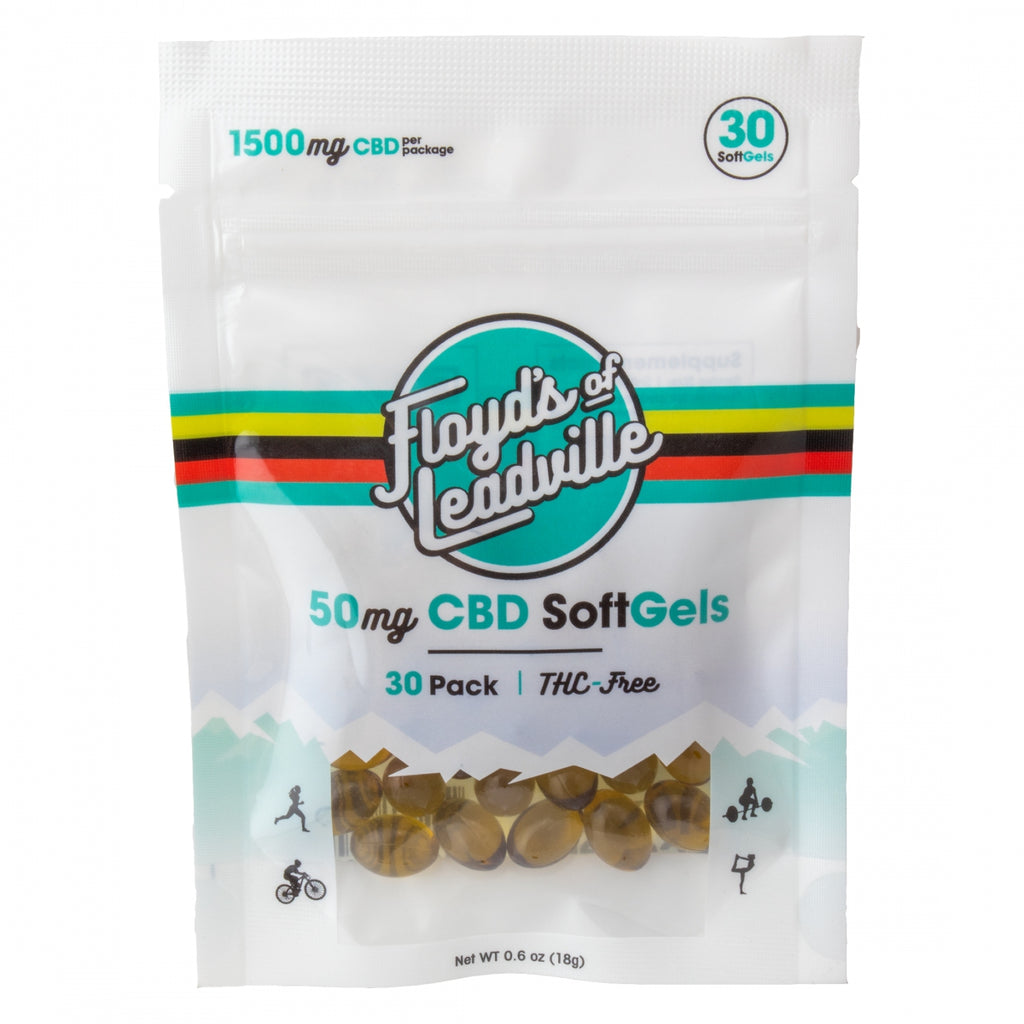 FLOYDS OF LV GEL CAP CBD ISO (THC FREE) 50MG 30CT