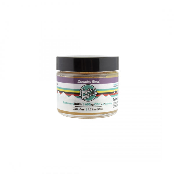 FLOYDS OF LV PAIN RELIEF CBD ISO (THC FREE) BALM LAVENDER 1.5oz 600MG