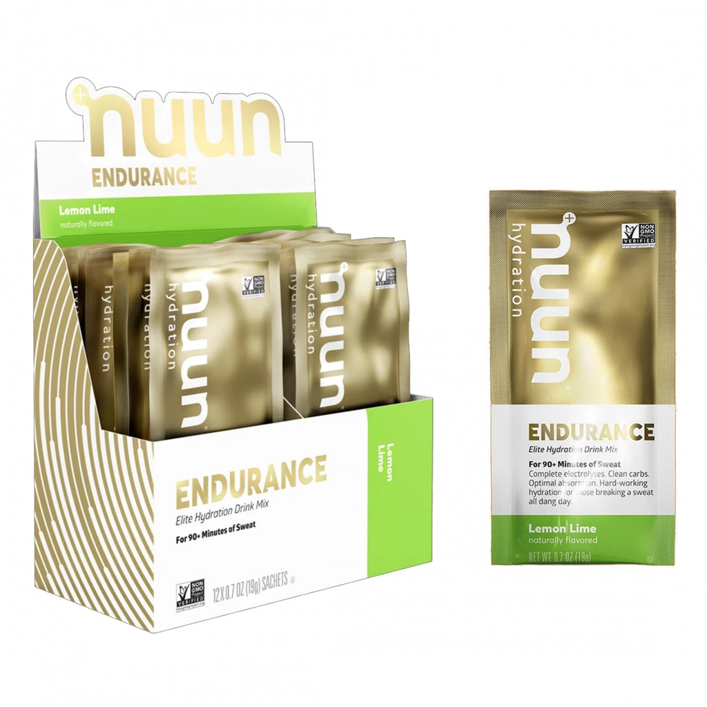 NUUN ELECTROLYTE ENDURANCE LEMON LIME BXof12